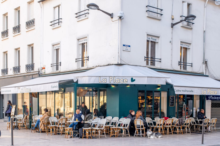 Brasserie - extérieur - Rénovation de la façade 